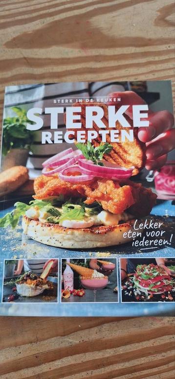 Sterk in de keuken kookboek beschikbaar voor biedingen