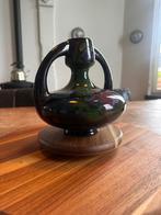 Antieke Goudse Plateel Vaas, Regina Gouda,'Halma',Model 57, Ophalen of Verzenden