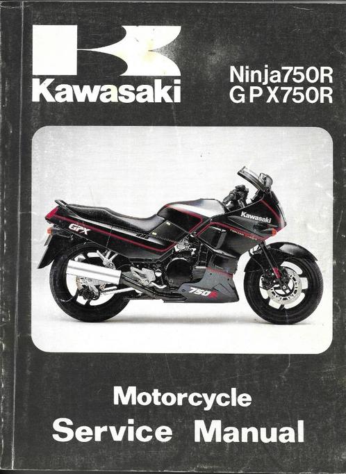 Kawasaki GPX750 R Ninja 750 R Service manual (1817z), Motoren, Handleidingen en Instructieboekjes, Kawasaki, Ophalen of Verzenden