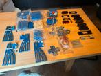 Lego trein onderdelen jaren 70 blauw spoor heel veel 12 volt, Ophalen of Verzenden, Gebruikt, Losse stenen, Lego