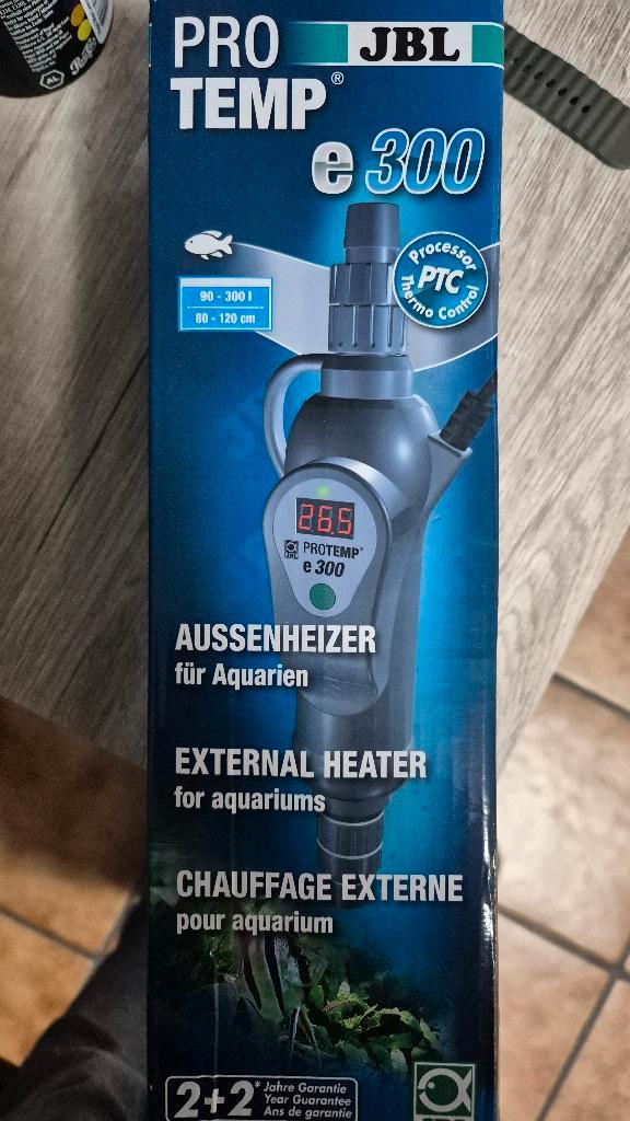 JBL ProTemp e300 greenline z.g.a.n, Dieren en Toebehoren, Vissen | Aquaria en Toebehoren, Zo goed als nieuw, Verlichting of Verwarming