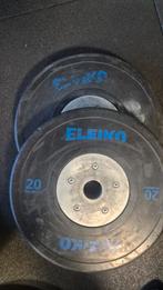 Eleiko 20kg Halterschijven Set (2 stuks), Sport en Fitness, Fitnessmaterialen, Ophalen, Gebruikt, Rug, Halterschijven