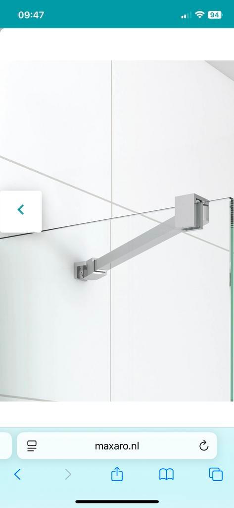 Stabilisatiestang Badwand Chroom 75cm, Huis en Inrichting, Badkamer | Badkamermeubels, Zo goed als nieuw, Overige typen, Minder dan 100 cm
