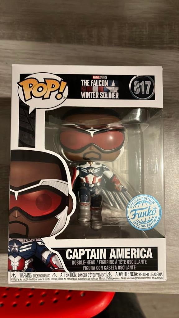 Funko pop captain america nummer 817, Verzamelen, Poppetjes en Figuurtjes, Ophalen, Zo goed als nieuw