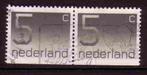 Nederland 1976 PB20-1108HFl Crouwel 5c-paar Fluor, Gest, Postzegels en Munten, Postzegels | Nederland, Ophalen of Verzenden, Na 1940