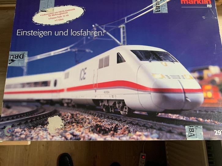 Marklin ICE 29785  2 BR 402 DB AG   Hogesnelheidstrein ICE, Hobby en Vrije tijd, Modeltreinen | H0, Gebruikt, Treinset, Wisselstroom