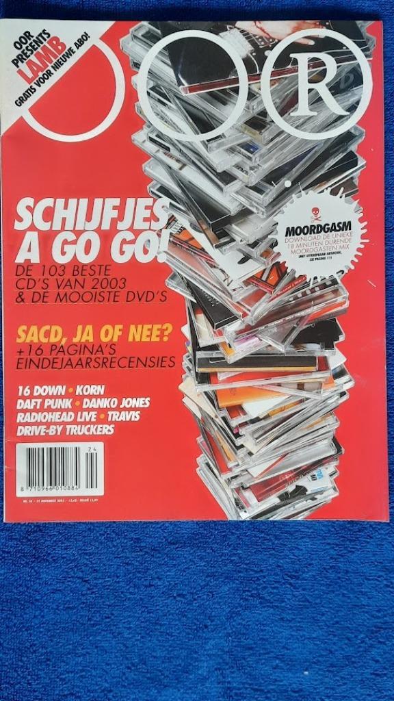 OOR 24-2003 103 beste cd's van 2003 16 Down Korn Daft Punk D, Boeken, Tijdschriften en Kranten, Zo goed als nieuw, Muziek, Film of Tv