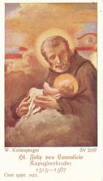 9 Mooie devotie prentjes van Heiligen Kapucijnen, Verzenden, Zo goed als nieuw, Kaart of Prent, Christendom | Katholiek