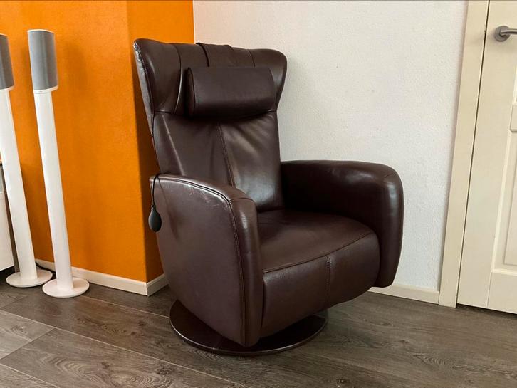 Relaxfauteuil/relaxstoel/relax fauteuil prominent sorisso, Huis en Inrichting, Fauteuils, Zo goed als nieuw, Leer, Ophalen of Verzenden