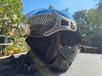 Oude  scooter helm, Fietsen en Brommers, Brommerhelmen, Ophalen, Gebruikt