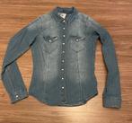 Spijkerblouse H&M mt 34, Kleding | Dames, Blouses en Tunieken, H&M, Blauw, Ophalen of Verzenden, Zo goed als nieuw