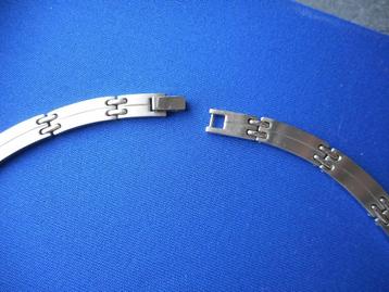 Stoere ketting van edel staal - nieuw beschikbaar voor biedingen