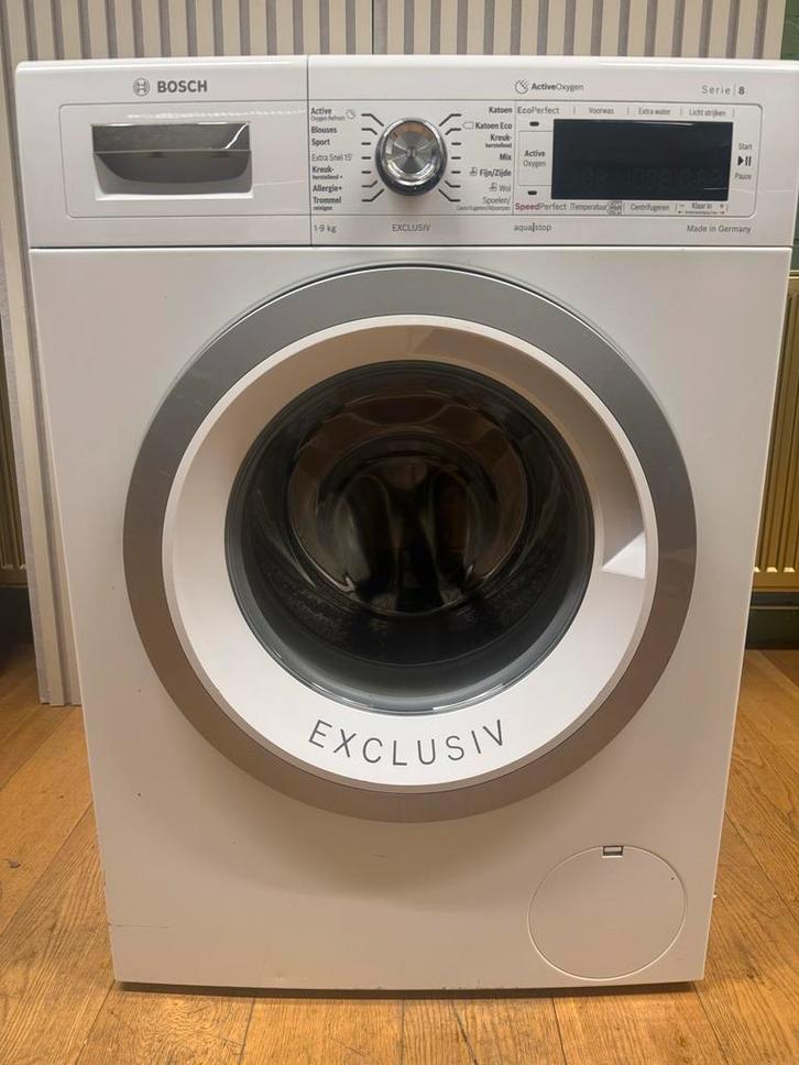 Bosch Waw32890nl Wasmachine - 9kg, 1600 toeren, Witgoed en Apparatuur, Wasmachines, Zo goed als nieuw, Voorlader, 8 tot 10 kg