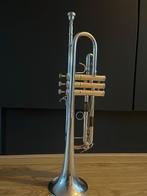 Zilveren Antoine Courtois Trompet in Goede Staat, Ophalen of Verzenden, Zo goed als nieuw, Bes-trompet