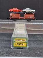 Minitrix 3533 - autotransportwagen Oof52 (14807), Gebruikt, Gelijkstroom, Trix, Wagon