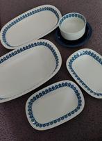 Arzberg wit met blauwe schalen en saus of juskom, Antiek en Kunst, Antiek | Servies los, Ophalen