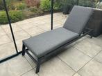 Luxe ligbed, Tuin en Terras, Ophalen, Zo goed als nieuw, Aluminium, Verstelbaar