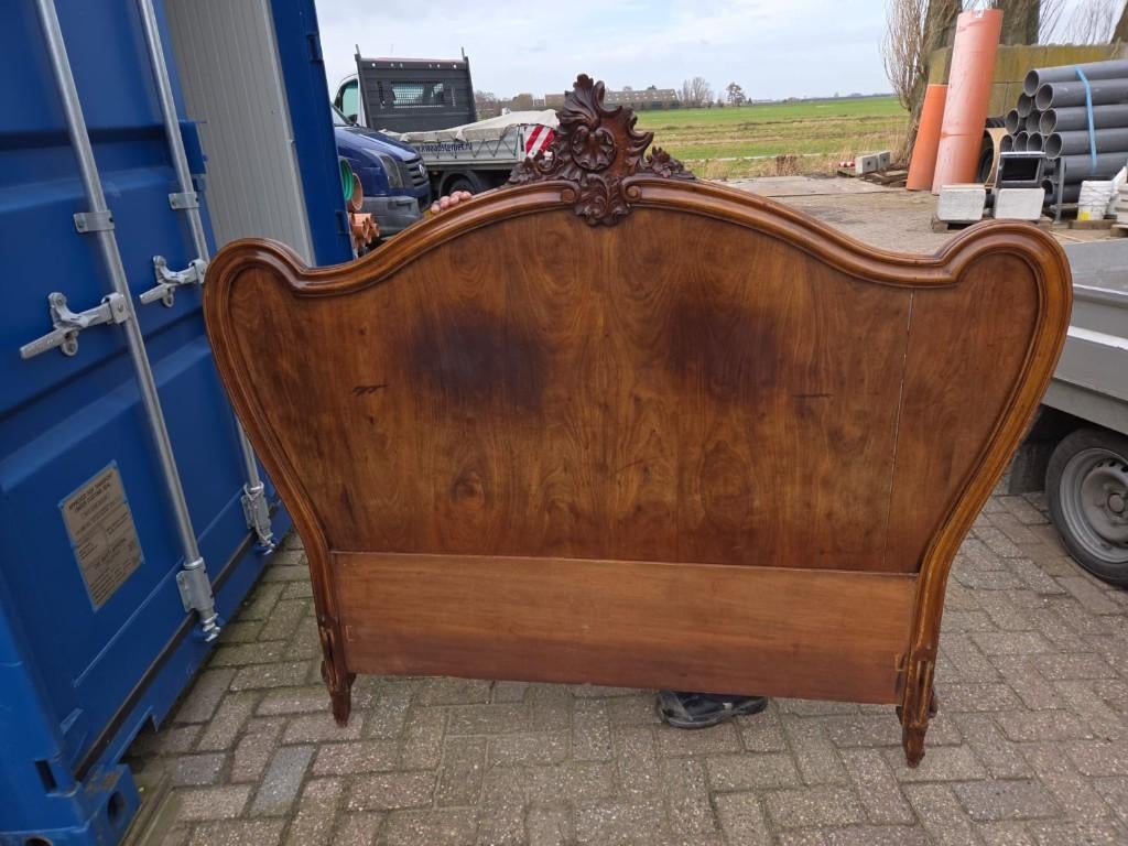 MOET WEG!! Antiek Frans bed Notenhout, Ophalen