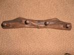 klein houten wandkapstokje met 4 houten knoppen, Wandkapstok, Ophalen of Verzenden, Zo goed als nieuw, Minder dan 100 cm