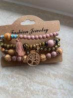 Bohemian Armbanden Set, Sieraden, Tassen en Uiterlijk, Armbanden, Ophalen, Bruin, Nieuw, Met bedels of kralen