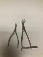 2 Medische tangen, Antiek en Kunst, Antiek | Gereedschap en Instrumenten, Ophalen of Verzenden