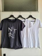 3 zomer t-shirts, Kleding | Dames, T-shirts, Human Nature, Maat 38/40 (M), Wit, Zo goed als nieuw