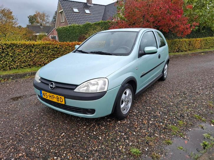 Opel Corsa 1.4 I 16V 3D 2001 Groen, Auto's, Opel, Bedrijf, Corsa, ABS, Airbags, Airconditioning, Boordcomputer, Centrale vergrendeling