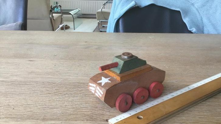 Amerikaanse tank/gevechtswagen, hout 1944, Verzamelen, Militaria | Tweede Wereldoorlog, Ophalen of Verzenden
