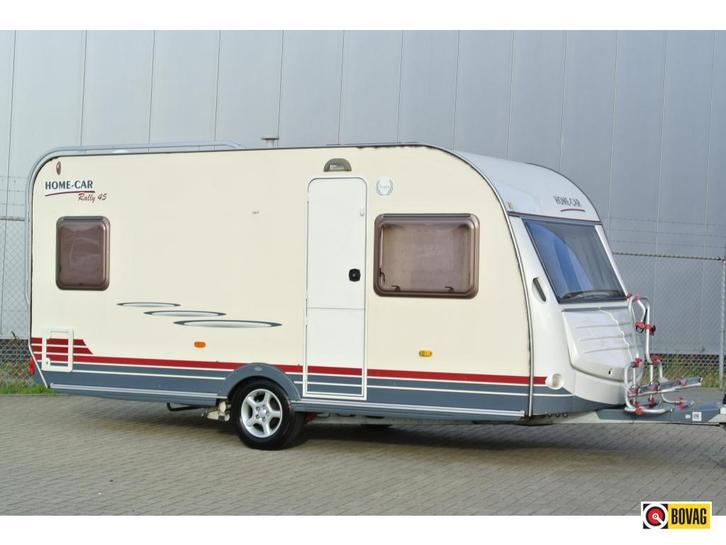 Home-Car Rally 45|Bovag Garantie|1e Eignr|Mover|Luifel|Gladd, Caravans en Kamperen, Caravans, Bedrijf, tot en met 4, 750 - 1000 kg