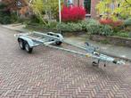 Boot trailer dubbelasser tandemasser motorboot speedboot 6M., Watersport en Boten, Boottrailers, Ophalen, Gebruikt, 1500 tot 3000 kg