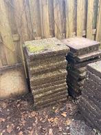 Gratis grote stevige grindtegels, Ophalen, Gebruikt, Beton, Terrastegels