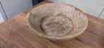 Houten schaal, Ophalen, Zo goed als nieuw, Rond, Hout