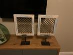 2 x Decoratie voor stompe kaarsen /raam/schouw, Ophalen of Verzenden, Gebruikt