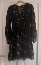 The kooples zwart met goud jurkej, Maat 38/40 (M), Nicky, Zwart, The kooples