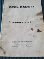 1966 Nederlandse Opel KADETT B handleiding instructieboekje, Auto diversen, Handleidingen en Instructieboekjes, Ophalen of Verzenden