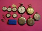 10 oude antieke zakhorloges polshorloge klok horloge sleutel, Antiek en Kunst, Curiosa en Brocante, Ophalen of Verzenden