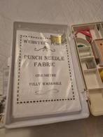 Punch Naaikoffer met Benodigdheden en Garen, Ophalen, Gebruikt, Handborduren, Borduurpakket