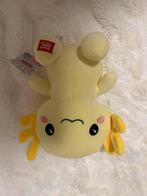 Pastel gele Axolotl knuffel, Ophalen of Verzenden, Nieuw, Overige typen