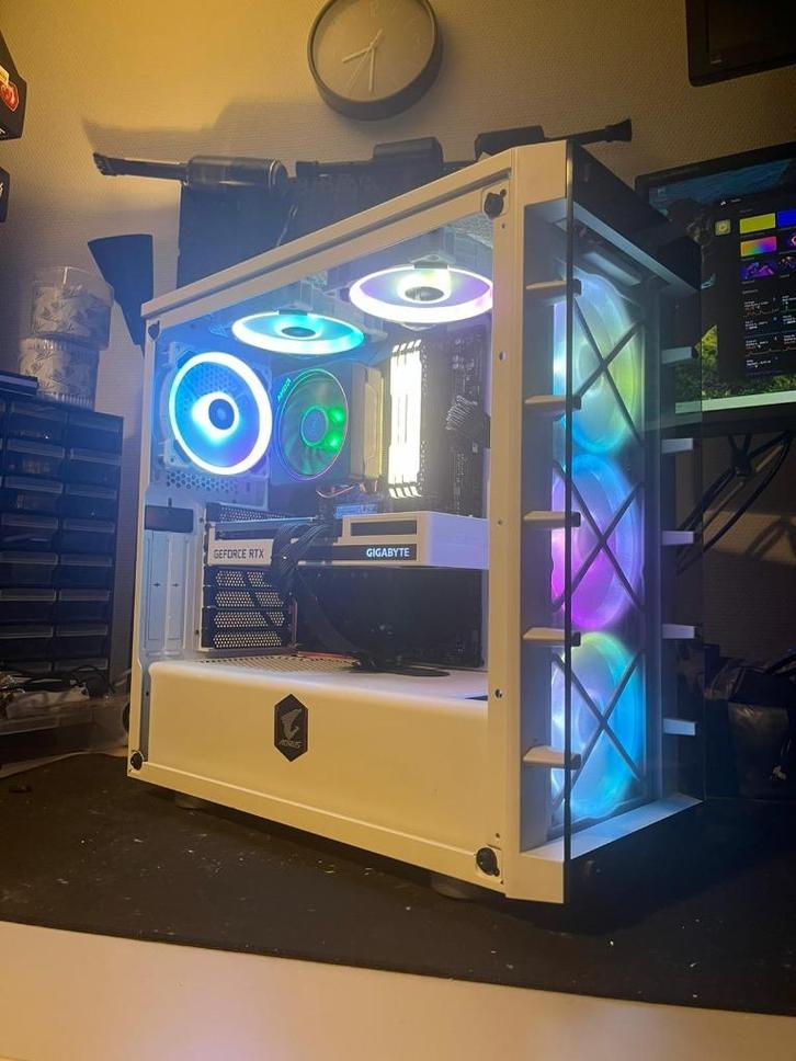 Game pc Ryzen 7 3700X, RTX3060TI 8GB, 32gb RAM, 1TB SSD, Computers en Software, Desktop Pc's, Zo goed als nieuw, 4 Ghz of meer
