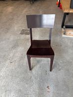 Houten Café Stoel Bruin, nog 18stuks, Gebruikt, Bruin, Ophalen of Verzenden, Eén