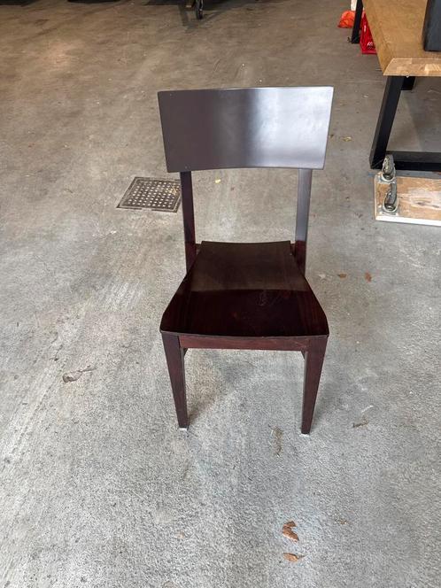 Houten Café Stoel Bruin, nog 18stuks, Huis en Inrichting, Stoelen, Gebruikt, Eén, Hout, Bruin, Ophalen of Verzenden