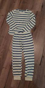 Hema pyama 122/128 blauw/wit (geen katoen) , nieuw!, Kinderen en Baby's, Kinderkleding | Maat 122, Nacht- of Onderkleding, Nieuw