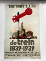 Poster spoorwegen, Ophalen, Zo goed als nieuw, Trein
