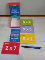 Spel De tafels van vermenigvulding 7-8 jaar kaarten, Kinderen en Baby's, Speelgoed | Educatief en Creatief, Ophalen of Verzenden