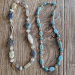 Twee prachtige mineraal stenen kettingen IZGS, Ophalen of Verzenden