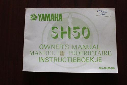 Yamaha SH50 1989 scooter instructie boekje owner's manual, Fietsen en Brommers, Handleidingen en Instructieboekjes, Ophalen of Verzenden