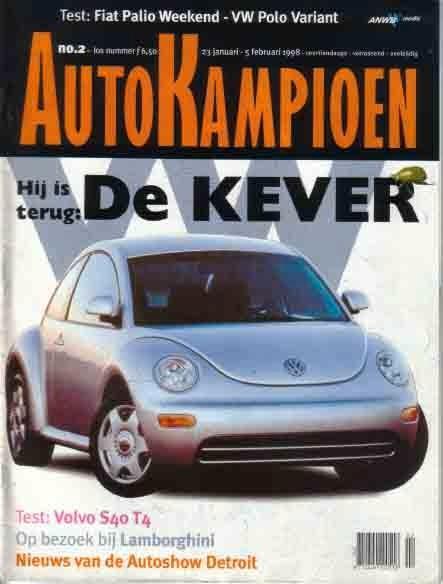 Autokampioen 2 1998 : Volvo S40 T4 / S70 T5 - Lexus LS400, Boeken, Auto's | Folders en Tijdschriften, Gelezen, Algemeen, Ophalen of Verzenden