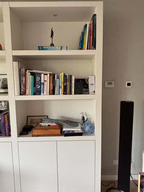 Grote Boekenkast in Twee Delen, Huis en Inrichting, Kasten | Boekenkasten, Gebruikt, 200 cm of meer, 200 cm of meer, 25 tot 50 cm