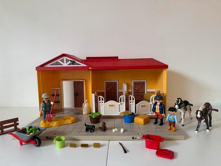 Playmobil Country Mijn meeneem paardenstal – 5348, Kinderen en Baby's, Speelgoed | Playmobil, Zo goed als nieuw, Complete set