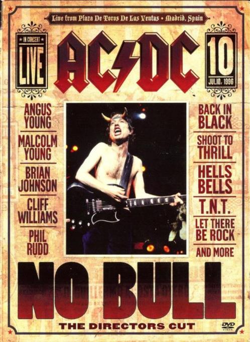 AC/DC – No Bull . The Directors Cut, Cd's en Dvd's, Dvd's | Muziek en Concerten, Zo goed als nieuw, Muziek en Concerten, Alle leeftijden
